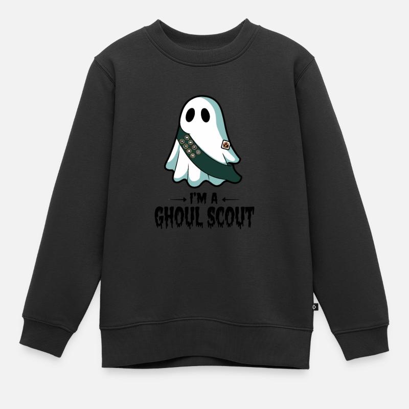 Ich bin ein Ghul-Scout - Kinder Premium Organic Sweatshirt - Schwarz