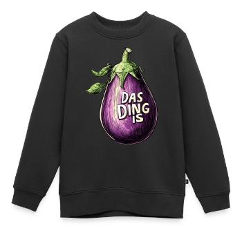DAS DING IS... - Kinder Premium Organic Sweatshirt - Schwarz - Vorne - AI Model Kid Female (0cm)