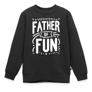 Père du plaisir - Sweat Premium enfant bio - noir - Devant - AI Model Kid Female (0cm)