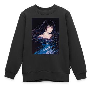 Lament of the Tides - Kids Premium Organic Sweatshirt - black - Front - AI Model Kid Female (0cm)