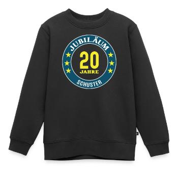 Schuster Jubiläum 20 Jahre 20 jähriges Jubi - Kinder Premium Organic Sweatshirt - Schwarz - Vorne - AI Model Kid Female (0cm)