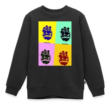 Tannenzapfen - Kinder Premium Organic Sweatshirt - Schwarz - Vorne - AI Model Kid Female (0cm)