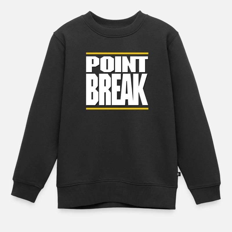 POINT DE RUPTURE - Sweat Premium enfant bio - noir
