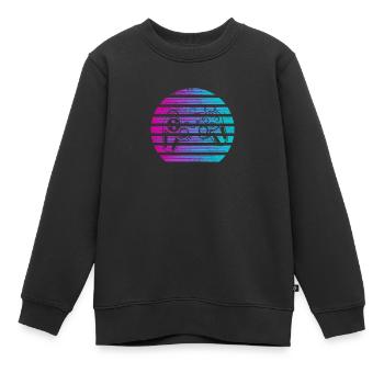 Gamer Gamer Gamer Gamer Team Duo Console cadeau - Sweat Premium enfant bio - noir - Devant - AI Model Kid Female (0cm)