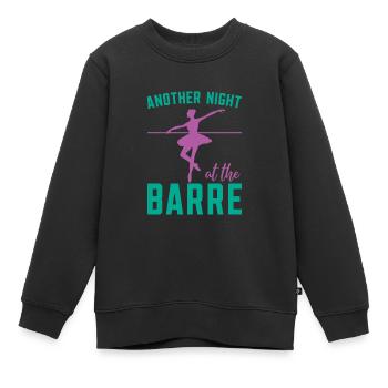Eine Weitere Nacht Im Barre Ballerina Ballet - Kinder Premium Organic Sweatshirt - Schwarz - Vorne - AI Model Kid Female (0cm)