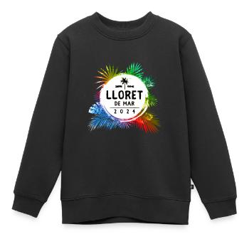 Lloret De Mar 2024 Bunt - Kinder Premium Organic Sweatshirt - Schwarz - Vorne - AI Model Kid Female (0cm)