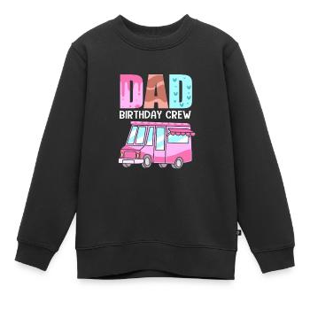 Eiscreme Eiswagen Eis Eisdiele - Kinder Premium Organic Sweatshirt - Schwarz - Vorne - AI Model Kid Female (0cm)