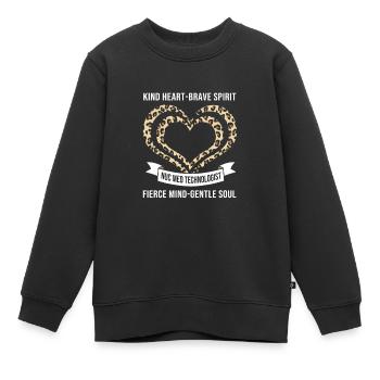 Nuklear Nuklearmedizin Atom Radiologie - Kinder Premium Organic Sweatshirt - Schwarz - Vorne - AI Model Kid Female (0cm)