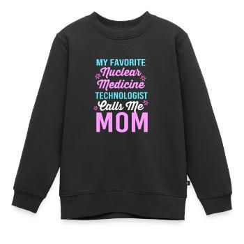 Nuklear Nuklearmedizin Atom Radiologie - Kinder Premium Organic Sweatshirt - Schwarz - Vorne - AI Model Kid Female (0cm)
