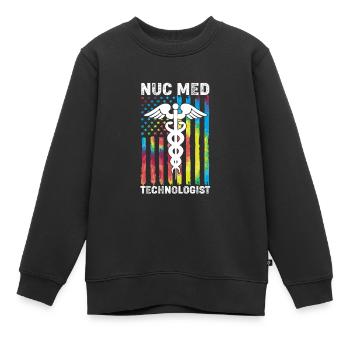 Radiologie Nuklear Atom Nuklearmedizin - Kinder Premium Organic Sweatshirt - Schwarz - Vorne - AI Model Kid Female (0cm)