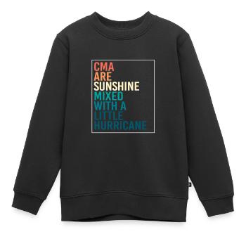 Arzthelferin MFA - Kinder Premium Organic Sweatshirt - Schwarz - Vorne - AI Model Kid Female (0cm)