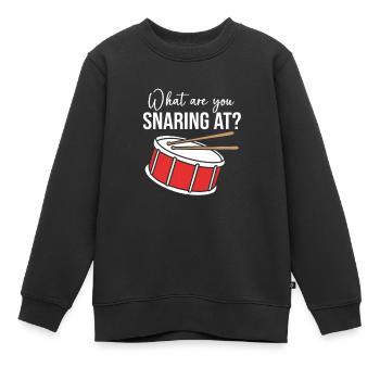 Tambours Tambours Baguettes - Sweat Premium enfant bio - noir - Devant - AI Model Kid Female (0cm)