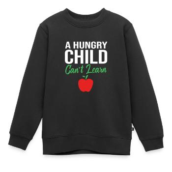 Diététicien diététique - Sweat Premium enfant bio - noir - Devant - AI Model Kid Female (0cm)