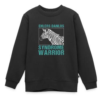 Ehlers-Danlos-Syndrom EDS HSD - Kinder Premium Organic Sweatshirt - Schwarz - Vorne - AI Model Kid Female (0cm)