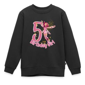Mia and me 5. Geburtstag Geburtstagsgeschenk - Kinder Premium Organic Sweatshirt - Schwarz - Vorne - AI Model Kid Female (0cm)