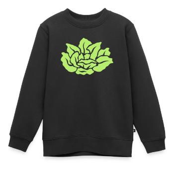 Salat 27 - Kinder Premium Organic Sweatshirt - Schwarz - Vorne - AI Model Kid Female (0cm)