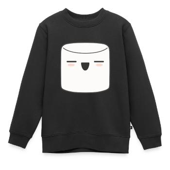 Sweet Marshmallow - Kinder Premium Organic Sweatshirt - Schwarz - Vorne - AI Model Kid Female (0cm)