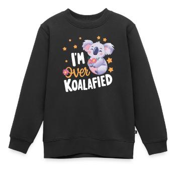 Koala Koala Koala Ours Koala Animal - Sweat Premium enfant bio - noir - Devant - AI Model Kid Female (0cm)