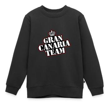 Gran Canaria Team - Kinder Premium Organic Sweatshirt - Schwarz - Vorne - AI Model Kid Female (0cm)