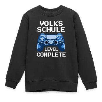 Hasta La Vista Volksschule - Kinder Premium Organic Sweatshirt - Schwarz - Vorne - AI Model Kid Female (0cm)