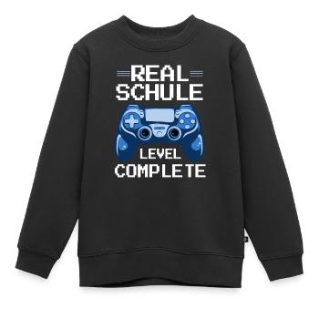 Hasta La Vista Realschule Geschafft - Kinder Premium Organic Sweatshirt - Schwarz - Vorne - AI Model Kid Female (0cm)