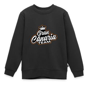 Gran Canaria Team - Kinder Premium Organic Sweatshirt - Schwarz - Vorne - AI Model Kid Female (0cm)