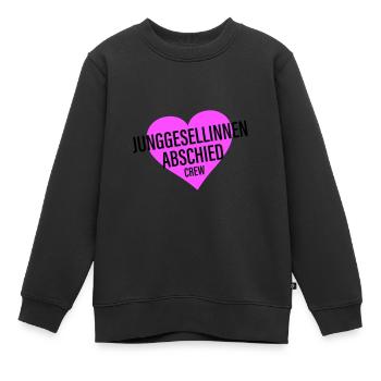 Junggesellinnenabschied Crew - Kinder Premium Organic Sweatshirt - Schwarz - Vorne - AI Model Kid Female (0cm)