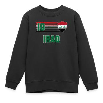 Irak - Kinder Premium Organic Sweatshirt - Schwarz - Vorne - AI Model Kid Female (0cm)