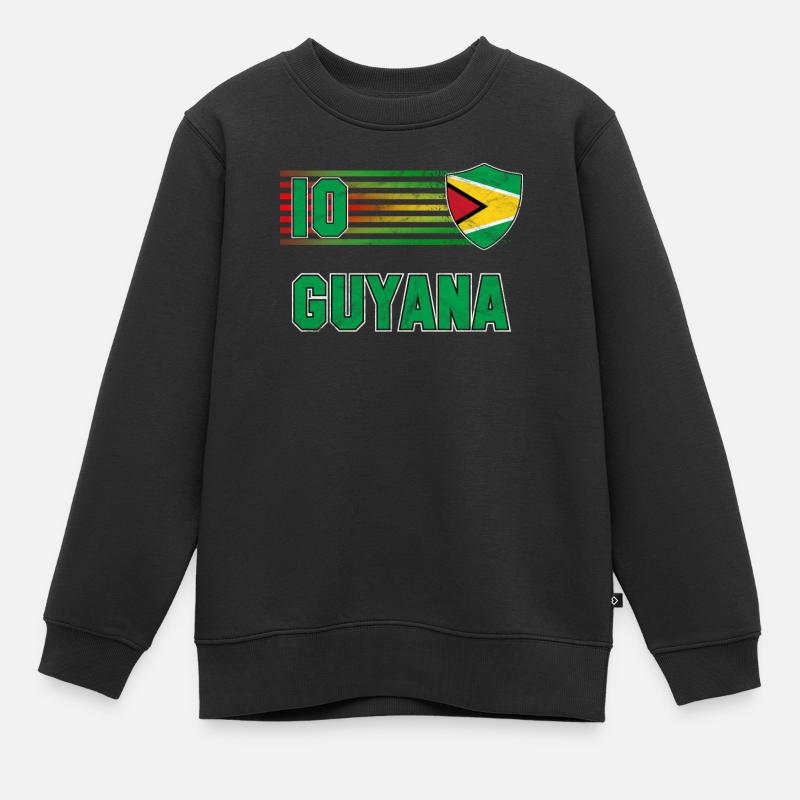 Guyana - Sweat Premium enfant bio - noir