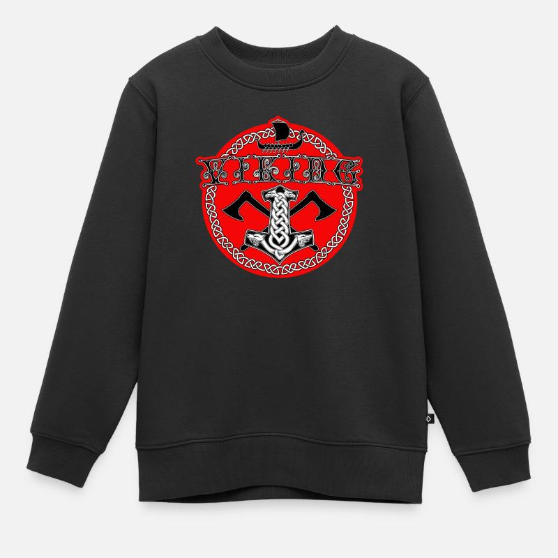 Viking - Sweat Premium enfant bio - noir