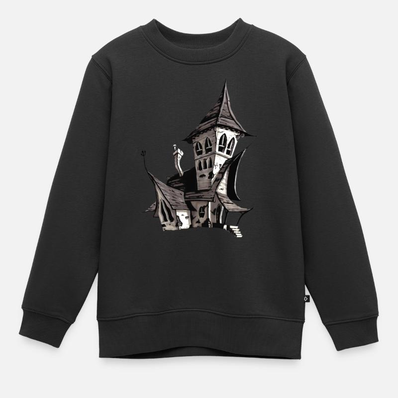 Château vampire - Sweat Premium enfant bio - noir