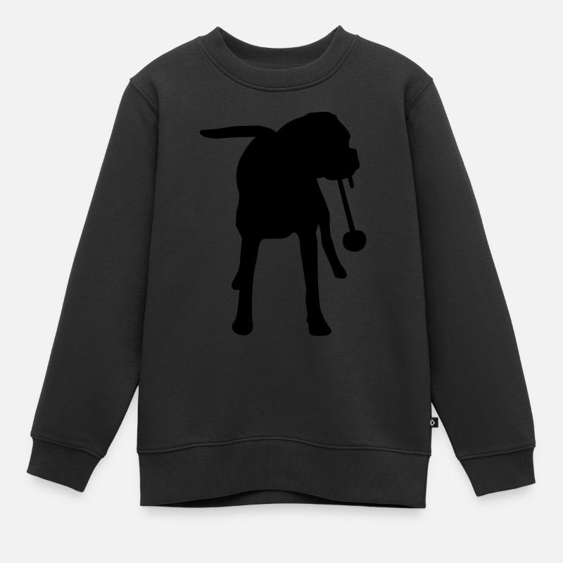 Boxer_cb - Sweat Premium enfant bio - noir