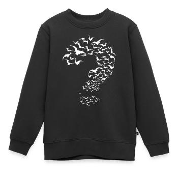 Batman The Riddler weiß - Kinder Premium Organic Sweatshirt - Schwarz - Vorne - AI Model Kid Female (0cm)