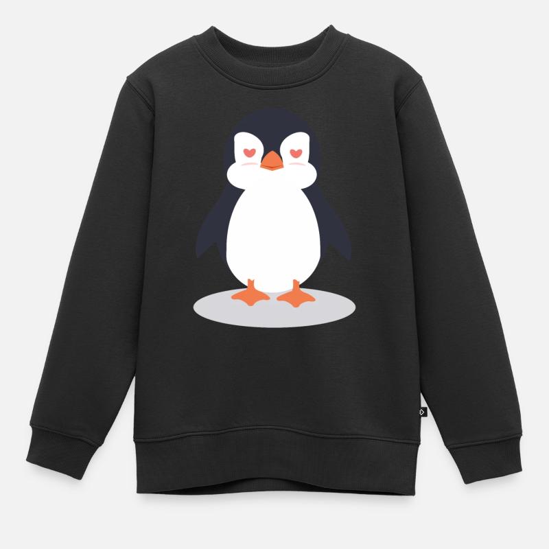 Pingouin - Sweat Premium enfant bio - noir