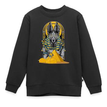 Égypte - Sweat Premium enfant bio - noir - Devant - AI Model Kid Female (0cm)