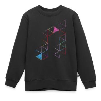 MLove Farbenfroh - Kinder Premium Organic Sweatshirt - Schwarz - Vorne - AI Model Kid Female (0cm)