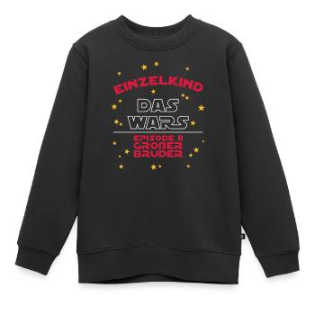 Einzelkind Das Wars Episode 2 Großer Bruder Vektor - Kinder Premium Organic Sweatshirt - Schwarz - Vorne - AI Model Kid Female (0cm)