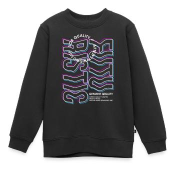 Futuristic Streetwear - Kinder Premium Organic Sweatshirt - Schwarz - Vorne - AI Model Kid Female (0cm)