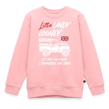 Little Landy Looney Mechanic - Kids Premium Organic Sweatshirt - rose - Front - AI Model Kid Female (0cm)