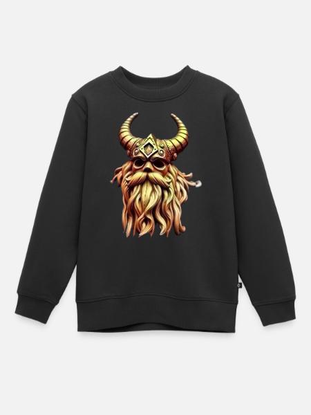 Or Ragnar - Sweat Premium enfant bio - noir