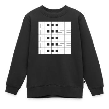 Rauschgitter-Logo - Kinder Premium Organic Sweatshirt - Schwarz - Vorne - AI Model Kid Female (0cm)