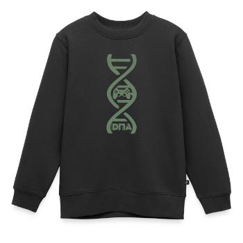 Gaming ist meine DNA Zocker Controller - Kinder Premium Organic Sweatshirt - Schwarz - Vorne - AI Model Kid Female (0cm)