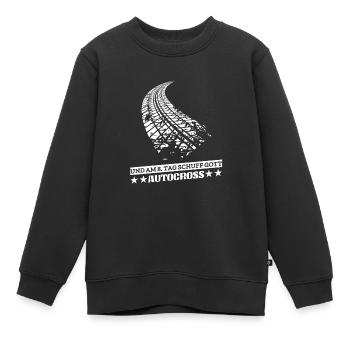 Autocross Stockcar Auto Cross - Kinder Premium Organic Sweatshirt - Schwarz - Vorne - AI Model Kid Female (0cm)
