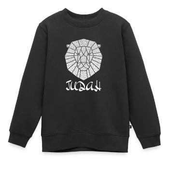 Jewish Tribe Hebrew Israelite Menorah Yah Apparel - Kinder Premium Organic Sweatshirt - Schwarz - Vorne - AI Model Kid Female (0cm)