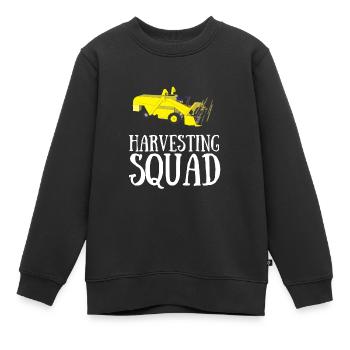 Farming Combine Harvester Driver Agriculture - Kinder Premium Organic Sweatshirt - Schwarz - Vorne - AI Model Kid Female (0cm)