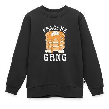 Syrup For Pancakes Flipping Flapjack Breakfast - Kids Premium Organic Sweatshirt - black - Front - AI Model Kid Female (0cm)