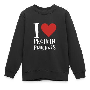 Syrup For Pancakes Flipping Flapjack Breakfast - Kids Premium Organic Sweatshirt - black - Front - AI Model Kid Female (0cm)