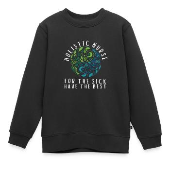 Homeopathy Alternative Medicine, Holistic Nursing - Kinder Premium Organic Sweatshirt - Schwarz - Vorne - AI Model Kid Female (0cm)