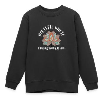 Homeopathy Alternative Medicine, Holistic Nursing - Kinder Premium Organic Sweatshirt - Schwarz - Vorne - AI Model Kid Female (0cm)