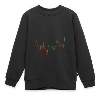 Options Trading Cash Secured Puts Future Forex - Kinder Premium Organic Sweatshirt - Schwarz - Vorne - AI Model Kid Female (0cm)